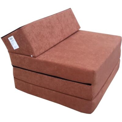 Natalia Spzoo Matrasbed Opvouwbare Futon Fauteuil Keuze uit verschillende kleuren Lengte 200 cm (1000-lichtbruin) Natalia Spzoo Matrasbed Opvouwbare Futon Fauteuil Keuze uit verschillende kleuren Lengte 200 cm (1000-lichtbruin)