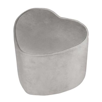 roba Zitzak van fluweel voor de kinderkamer "Lil Sofa" zachte en comfortabele kruk grijs roba Zitzak van fluweel voor de kinderkamer "Lil Sofa" zachte en comfortabele kruk grijs