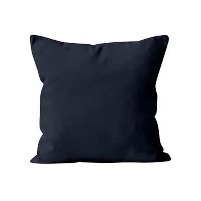 Soleil d'ocre , ALIX Kussensloop, polyester, 40 x 40 cm, marineblauw Soleil d'ocre , ALIX Kussensloop, polyester, 40 x 40 cm, marineblauw