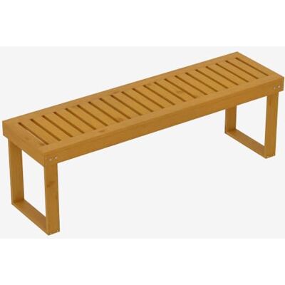 Outsunny Tuinbank voor buiten, 2-zits, 132 x 34 x 43 cm, natuurlijk hout Tuinbank, grenenhout, lattenzitting Outsunny Tuinbank voor buiten, 2-zits, 132 x 34 x 43 cm, natuurlijk hout Tuinbank, grenenhout, lattenzitting