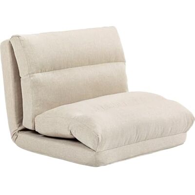 HOMCOM Luiaard bank, verwarmd, 1-zits, fauteuil, woonkamer, 70 x 72 x 56 cm, beige HOMCOM Luiaard bank, verwarmd, 1-zits, fauteuil, woonkamer, 70 x 72 x 56 cm, beige