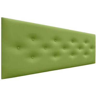 DHOME Hoofdeinde van kunstleer of acualine stof, met 3 alternatieve rijen, knopen, gecapitonneerd hoofdeinde, luxe bed (kunstleer, groen, 135 cm) DHOME Hoofdeinde van kunstleer of acualine stof, met 3 alternatieve rijen, knopen, gecapitonneerd hoofdeinde, luxe bed (kunstleer, groen, 135 cm)
