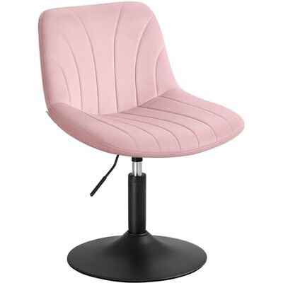 VASAGLE Make-upstoel met rugleuning, van fluweel VASAGLE Make-upstoel met rugleuning, van fluweel
