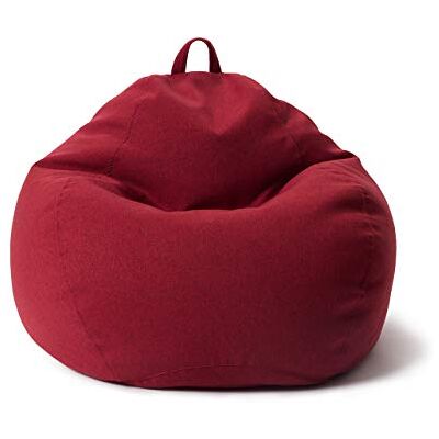 Lumaland Comfort Line zitzak 80 x 90 x 50 cm, vloerkussen, Bean Bag Chair, 185 l, vulling EPS granulaat rood Lumaland Comfort Line zitzak 80 x 90 x 50 cm, vloerkussen, Bean Bag Chair, 185 l, vulling EPS granulaat rood