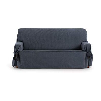 Eysa Bankhoes met banden, 3-zits, klapdeksel, kleur 03, blauw Eysa Bankhoes met banden, 3-zits, klapdeksel, kleur 03, blauw