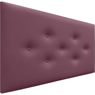 DHOME Hoofdeinde van kunstleer of acualine stof, met 3 alternatieve rijen, knopen, gestoffeerd hoofdeinde, luxe bed (kunstleer, bordeaux, 110 cm) DHOME Hoofdeinde van kunstleer of acualine stof, met 3 alternatieve rijen, knopen, gestoffeerd hoofdeinde, luxe bed (kunstleer, bordeaux, 110 cm)