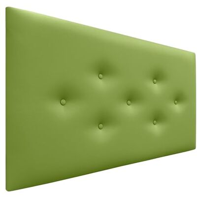 DHOME Hoofdeinde van kunstleer of acualine stof, met 3 alternatieve rijen, knopen, gecapitonneerd hoofdeinde, luxe bed (kunstleer, groen, 90 cm) DHOME Hoofdeinde van kunstleer of acualine stof, met 3 alternatieve rijen, knopen, gecapitonneerd hoofdeinde, luxe bed (kunstleer, groen, 90 cm)