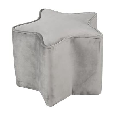 roba Zitzak met ster van fluweel voor de kinderkamer "Lil Sofa" Zachte en comfortabele kruk Grijs roba Zitzak met ster van fluweel voor de kinderkamer "Lil Sofa" Zachte en comfortabele kruk Grijs
