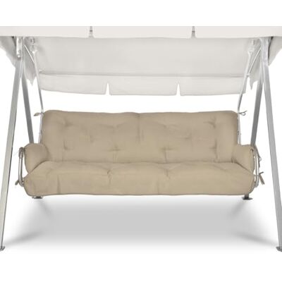 Beautissu kussen voor tuinschommel met 2 kussens matras bank Beautissu kussen voor tuinschommel met 2 kussens matras bank
