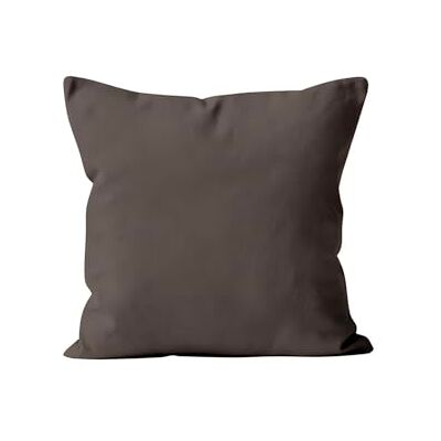 Soleil d'ocre , ALIX Kussenhoes, polyester, 60 x 60 cm, mokka Soleil d'ocre , ALIX Kussenhoes, polyester, 60 x 60 cm, mokka