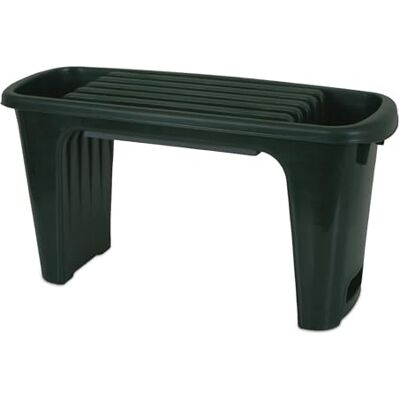 Spetebo Tuinbank van kunststof, groen, 60 x 30 cm, werkkruk met kniebekleding, tuinaccessoires, kniebescherming, werkgereedschap, tuinkruk, tuinkruk Spetebo Tuinbank van kunststof, groen, 60 x 30 cm, werkkruk met kniebekleding, tuinaccessoires, kniebescherming, werkgereedschap, tuinkruk, tuinkruk