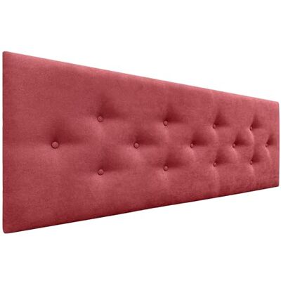DHOME Hoofdeinde van kunstleer of acualine stof, met 3 alternatieve rijen, knopen, gecapitonneerd hoofdeinde, luxe bed (rode stof, 135 cm) DHOME Hoofdeinde van kunstleer of acualine stof, met 3 alternatieve rijen, knopen, gecapitonneerd hoofdeinde, luxe bed (rode stof, 135 cm)