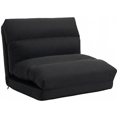 HOMCOM Luiaardbank, verwarmd, 1-zits, luiaard fauteuil, converteerbaar tot bed, woonkamerstoel met rugleuning in 5 standen kantelbaar, belasting 120 kg, voor woonkamer, slaapkamer, kantoor, 70 x 72 x HOMCOM Luiaardbank, verwarmd, 1-zits, luiaard fauteuil, converteerbaar tot bed, woonkamerstoel met rugleuning in 5 standen kantelbaar, belasting 120 kg, voor woonkamer, slaapkamer, kantoor, 70 x 72 x