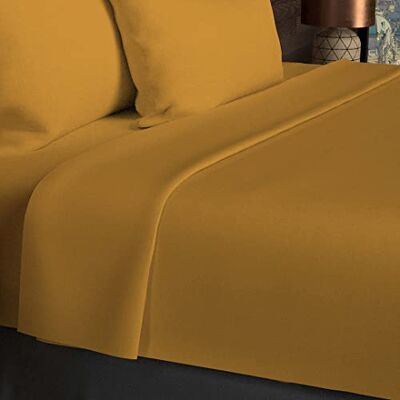 Soleil d'ocre Doden Plat, Katoen, Geel, 180 x 290 cm Soleil d'ocre Doden Plat, Katoen, Geel, 180 x 290 cm