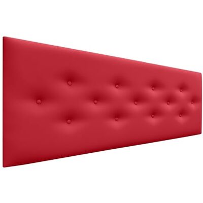 DHOME Hoofdeinde van kunstleer of acualine stof, met 3 alternatieve rijen, knopen, gecapitonneerd hoofdeinde, luxe bed (kunstleer, rood, 135 cm) DHOME Hoofdeinde van kunstleer of acualine stof, met 3 alternatieve rijen, knopen, gecapitonneerd hoofdeinde, luxe bed (kunstleer, rood, 135 cm)