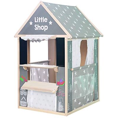 roba 6962V190 Speelhuispak bestaande uit winkel, casperlatheater, bord, schakelaar voor post, bank en kiosk roba 6962V190 Speelhuispak bestaande uit winkel, casperlatheater, bord, schakelaar voor post, bank en kiosk