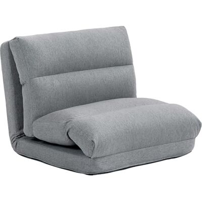 HOMCOM Luiaard bank, verwarmd, 1-zits, fauteuil, woonkamer, 70 x 72 x 56 cm, grijs HOMCOM Luiaard bank, verwarmd, 1-zits, fauteuil, woonkamer, 70 x 72 x 56 cm, grijs