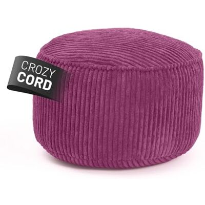 Lumaland Compacte 3-in-1 gamingzitzak van corduroy, 3-in-1, comfortabele kruk, praktische tafel en elegante binnenvoetensteun, Ø 25 x 45 cm, wijnrood Lumaland Compacte 3-in-1 gamingzitzak van corduroy, 3-in-1, comfortabele kruk, praktische tafel en elegante binnenvoetensteun, Ø 25 x 45 cm, wijnrood