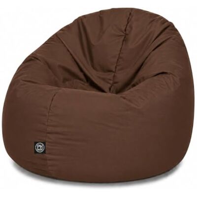 Patchhome PATCH HOME Zitzak voor kinderen, 2-in-1 vloerkussen, Oxford-stof met ritssluiting, gevuld met polystyreen, voor peuters tot 5 jaar, binnen en buiten (bruin, Ø 100 cm) Patchhome PATCH HOME Zitzak voor kinderen, 2-in-1 vloerkussen, Oxford-stof met ritssluiting, gevuld met polystyreen, voor peuters tot 5 jaar, binnen en buiten (bruin, Ø 100 cm)