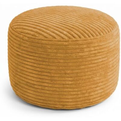 bananair Voetsteun voor woonkamer Wasbare hoes, schuimvulling Elegante zitkruk, Ottoman Ronde Zitzak Zacht en Comfortabel (55 x 30 cm, Mosterdgeel) bananair Voetsteun voor woonkamer Wasbare hoes, schuimvulling Elegante zitkruk, Ottoman Ronde Zitzak Zacht en Comfortabel (55 x 30 cm, Mosterdgeel)