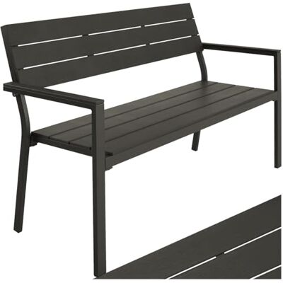 tectake ® Tuinbank Parkbank 2-zits Houtlook, ideaal voor terras, serre, balkon maximale belasting 250 kg tectake ® Tuinbank Parkbank 2-zits Houtlook, ideaal voor terras, serre, balkon maximale belasting 250 kg