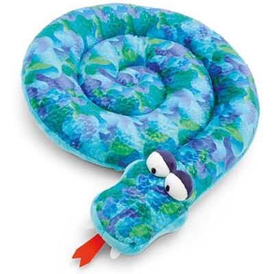 NICI Slangkussen, rond, 30 cm, groen, zachte pluche kussens voor jongens, meisjes, baby's, ideaal voor thuis, kleuterschool of onderweg 61729 NICI Slangkussen, rond, 30 cm, groen, zachte pluche kussens voor jongens, meisjes, baby's, ideaal voor thuis, kleuterschool of onderweg 61729