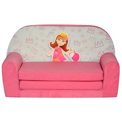 FORTISLINE Mini-sofa voor kinderen, motief meisjes W386_43 FORTISLINE Mini-sofa voor kinderen, motief meisjes W386_43