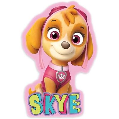 Herding Paw Patrol Skye contourkussen, ca. 33 x 24 x 5 cm, polyester, gevormd kussen Herding Paw Patrol Skye contourkussen, ca. 33 x 24 x 5 cm, polyester, gevormd kussen