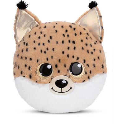 NICI GLUBSCHIS Lynx Lenzo pluche kussen, 32 x 32 cm, bruin, zacht pluche kussen voor jongens, meisjes, baby's, ideaal voor thuis, kleuterschool of onderweg NICI GLUBSCHIS Lynx Lenzo pluche kussen, 32 x 32 cm, bruin, zacht pluche kussen voor jongens, meisjes, baby's, ideaal voor thuis, kleuterschool of onderweg