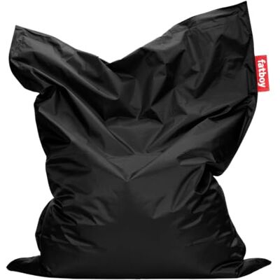 Fatboy The Original Zitzak in peervorm/kussen/fauteuil/binnenbank XXL zwart 180 x 140 cm, nylon, XXL Fatboy The Original Zitzak in peervorm/kussen/fauteuil/binnenbank XXL zwart 180 x 140 cm, nylon, XXL