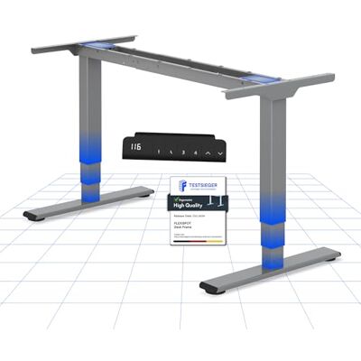 FLEXISPOT EC5 Lite zit-/sta-bureau, 2 motoren, 3 segmenten, 60-125 cm Elektrisch zit-/sta-bureau, 60-125 cm, belasting 100 kg, kinderen en volwassenen, anti-botsing, 4 geheugen, 5 jaar garantie FLEXISPOT EC5 Lite zit-/sta-bureau, 2 motoren, 3 segmenten, 60-125 cm Elektrisch zit-/sta-bureau, 60-125 cm, belasting 100 kg, kinderen en volwassenen, anti-botsing, 4 geheugen, 5 jaar garantie