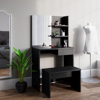 Vicco Bank, zwart, 70 cm Vicco Bank, zwart, 70 cm