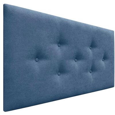 DHOME Hoofdeinde van kunstleer of acualine stof, met 3 alternatieve rijen, knopen, gecapitonneerd hoofdeinde, luxe bed (blauwe stof, 90 cm) DHOME Hoofdeinde van kunstleer of acualine stof, met 3 alternatieve rijen, knopen, gecapitonneerd hoofdeinde, luxe bed (blauwe stof, 90 cm)