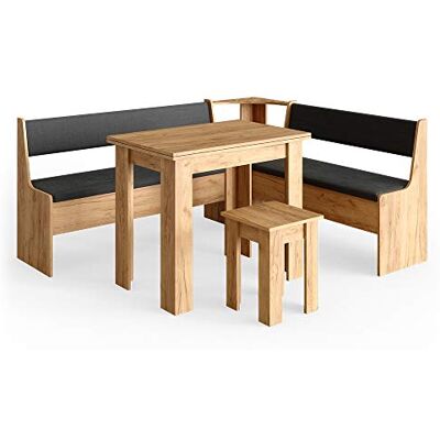 Vicco Groep hoekbanken "Roman", goudkleurig eiken, 180 x 150 cm Vicco Groep hoekbanken "Roman", goudkleurig eiken, 180 x 150 cm