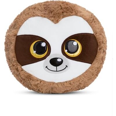 NICI GLUBSCHIS Pluche kussen luiaard Heywood 32 x 32 cm bruin zacht pluche kussen voor jongens, meisjes, baby's ideaal voor thuis, kleuterschool of onderweg NICI GLUBSCHIS Pluche kussen luiaard Heywood 32 x 32 cm bruin zacht pluche kussen voor jongens, meisjes, baby's ideaal voor thuis, kleuterschool of onderweg