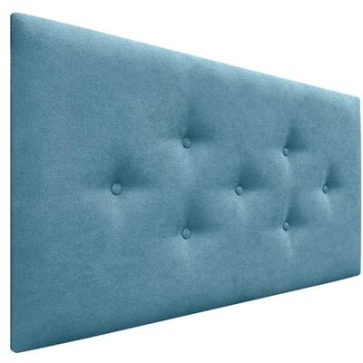 DHOME Hoofdeinde van kunstleer of acualine stof, met 3 alternatieve rijen, knopen, gecapitonneerd hoofdeinde, luxe bed (turquoise stof, 110 cm) DHOME Hoofdeinde van kunstleer of acualine stof, met 3 alternatieve rijen, knopen, gecapitonneerd hoofdeinde, luxe bed (turquoise stof, 110 cm)