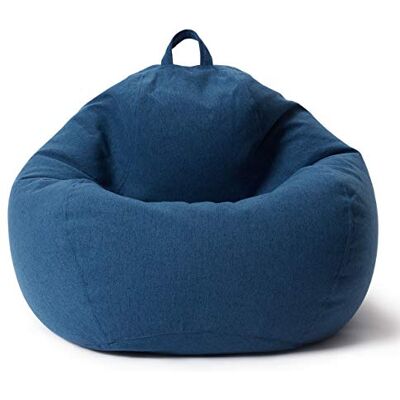 Lumaland Zitzak Comfort Line 100 x 120 x 50 cm & meer dan 2,4 mil. Gepersonaliseerd EPS-granulaat indoor bonenzak stoel en speelstoel Comfortabele beanbag voor gebruik binnenshuis zachte en wasbare hoes [donkerblauw) Lumaland Zitzak Comfort Line 100 x 120 x 50 cm & meer dan 2,4 mil. Gepersonaliseerd EPS-granulaat indoor bonenzak stoel en speelstoel Comfortabele beanbag voor gebruik binnenshuis zachte en wasbare hoes [donkerblauw)