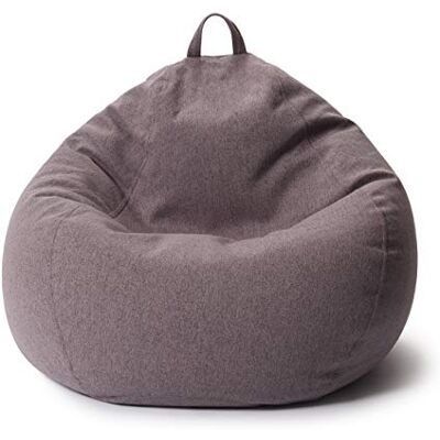 Lumaland Comfort Line XL zitzak 90 x 110 x 50 cm, vloerkussen, Bean Bag Chair, 250 liter, EPS-granulaatvulling, donkergrijs Lumaland Comfort Line XL zitzak 90 x 110 x 50 cm, vloerkussen, Bean Bag Chair, 250 liter, EPS-granulaatvulling, donkergrijs