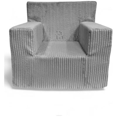 FORTISLINE Fauteuil voor kinderen van corduroy, 51 x 47 x 34 cm, Oeko-Tex Speelstoel van schuimstof Meerdere motieven (Lichtgrijs) FORTISLINE Fauteuil voor kinderen van corduroy, 51 x 47 x 34 cm, Oeko-Tex Speelstoel van schuimstof Meerdere motieven (Lichtgrijs)