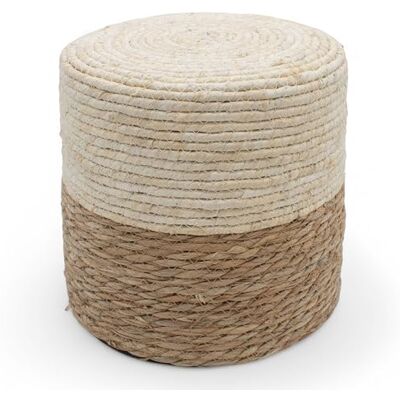 Spetebo Kruk van natuurlijk vintage zeegras 30 cm Natuurlijke vezels Boheemse zitzak Jute Voetsteun Kruk Zitkussen Spetebo Kruk van natuurlijk vintage zeegras 30 cm Natuurlijke vezels Boheemse zitzak Jute Voetsteun Kruk Zitkussen