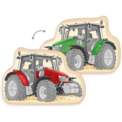 Herding contour tractorkussen, ca. 36 x 24 x 5 cm, polyester, gevormd kussen Herding contour tractorkussen, ca. 36 x 24 x 5 cm, polyester, gevormd kussen