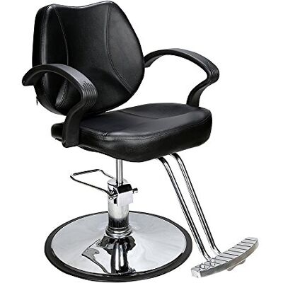 BarberPub 2057BK Hydraulische kappersstoel BarberPub 2057BK Hydraulische kappersstoel