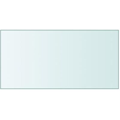vidaXL Tafelblad, transparant, 50 x 100 cm, gehard glas vidaXL Tafelblad, transparant, 50 x 100 cm, gehard glas
