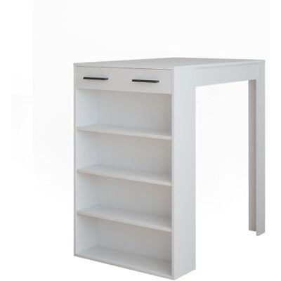 Vicco Bartafel "Repose", wit, 67 x 100 cm Voor gebruik als hoge tafel met verstelbare planken Vicco Bartafel "Repose", wit, 67 x 100 cm Voor gebruik als hoge tafel met verstelbare planken