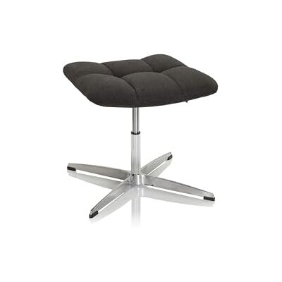 hjh OFFICE SARANTO 671005 Retro stoffen kruk, in hoogte verstelbaar, zwart hjh OFFICE SARANTO 671005 Retro stoffen kruk, in hoogte verstelbaar, zwart