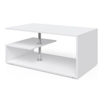 Vicco Salontafel Guillermo woonkamertafel bijzettafel houten tafel koffietafel 90 x 50 cm pour le rangement des magazines et des télécommandes Vicco Salontafel Guillermo woonkamertafel bijzettafel houten tafel koffietafel 90 x 50 cm pour le rangement des magazines et des télécommandes