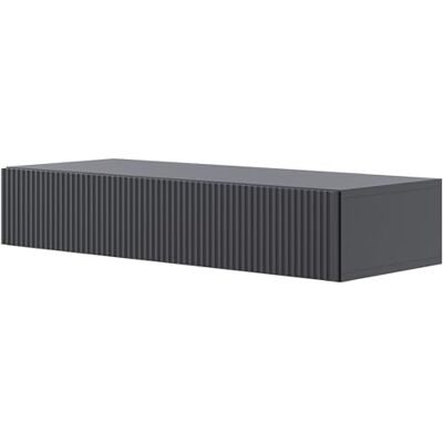 Selsey Veldio Hangtafel met lade, 90 cm, zwart Selsey Veldio Hangtafel met lade, 90 cm, zwart