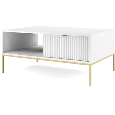 Selsey Vellore Salontafel, Engineered Wood, wit, 104 cm lengte Selsey Vellore Salontafel, Engineered Wood, wit, 104 cm lengte