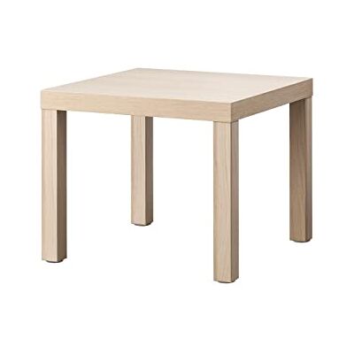 Ikea LACK Bijzettafel 55 x 55 cm eiken gebleekt Ikea LACK Bijzettafel 55 x 55 cm eiken gebleekt