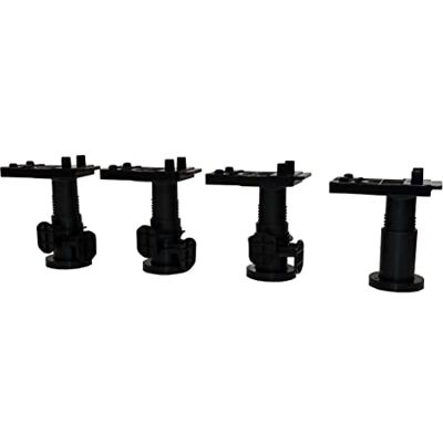 Ikea METOD 402.055.99 set van 4 verstelbare kunststof poten, 8 cm, zwart Ikea METOD 402.055.99 set van 4 verstelbare kunststof poten, 8 cm, zwart